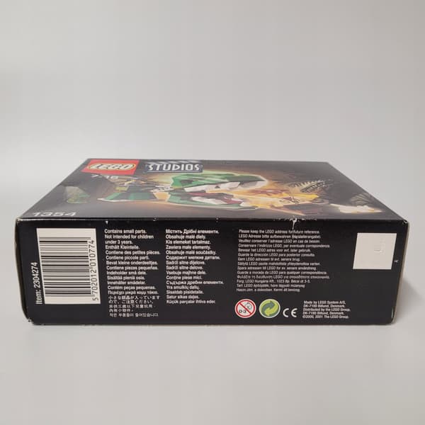 Lego Adventures Studios 1354 Dino T-REX MISB 2000