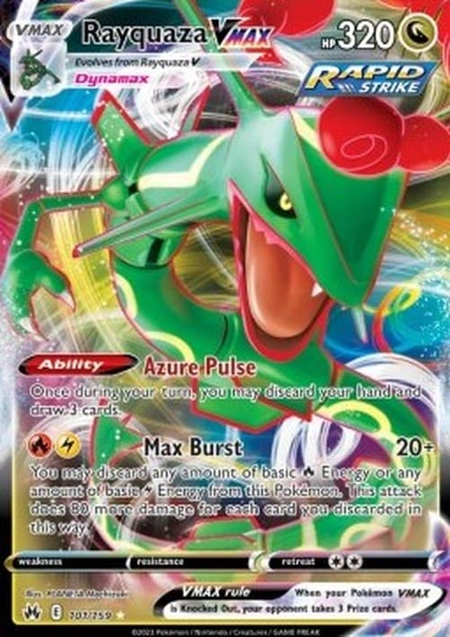 Pokemon Rayquaza VMAX