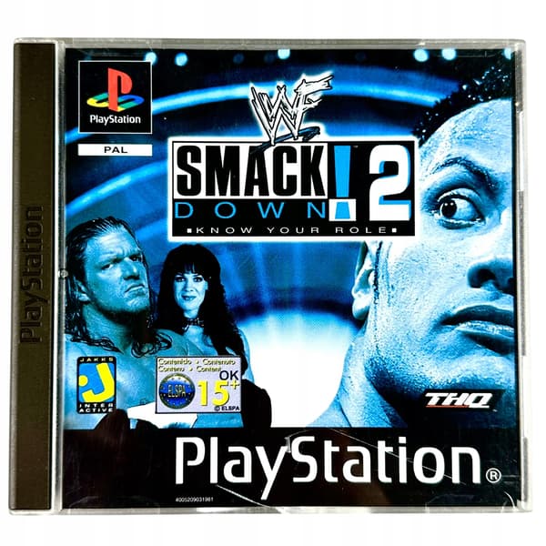 WWF SmackDown! 2: Know Your Role | PS1 | PSX | PLAYSTATION | 3xA SET