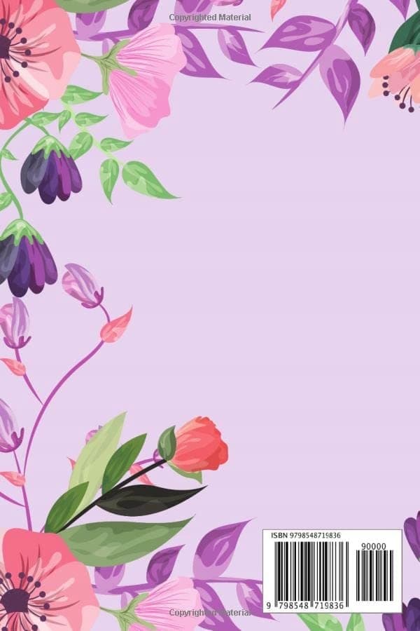 Lined Journal: A floral journal for thoughts, goals and dreams! Student