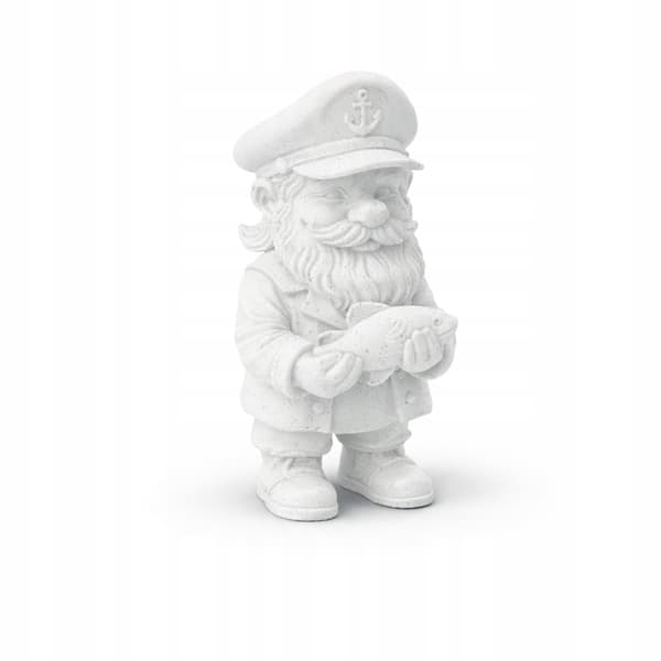DECORATIVE FIGURINE: CAPTAIN BEAR WITH A FISH – A GIFT, AVAILABLE IN MANY COLOURS