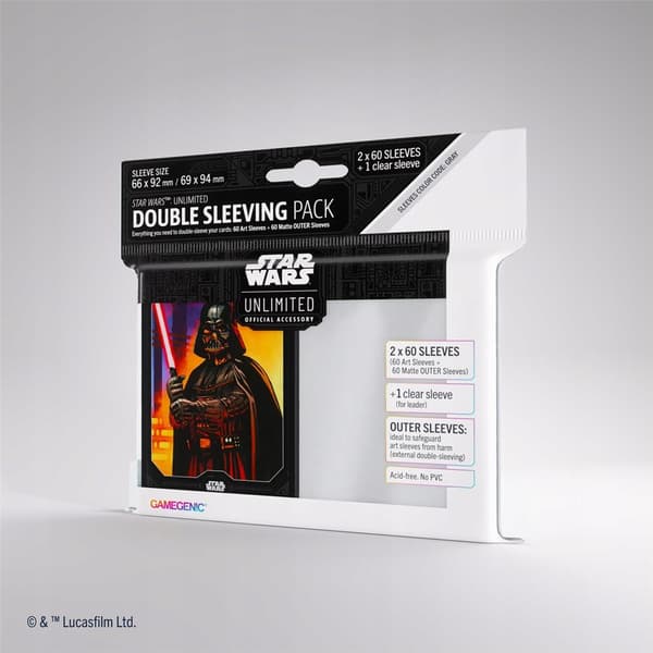 Gamegenic - Protective sleeves - Star Wars: Unlimited - Double Sleeving Pack -