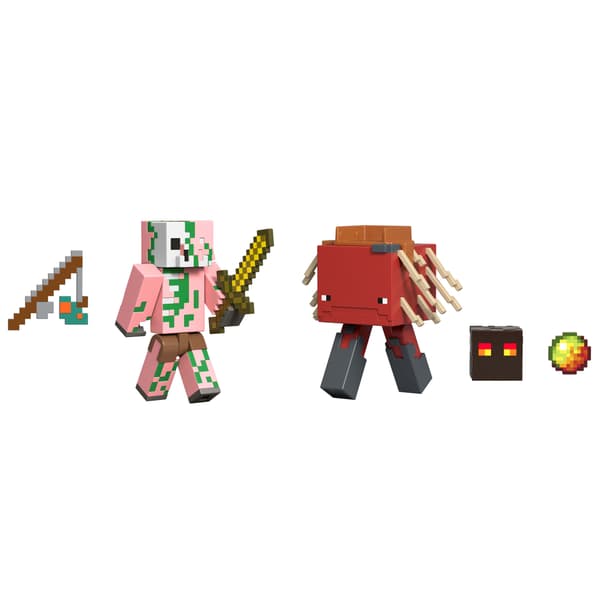 Minecraft Figures 2-pack accessories JCN56 Mattel