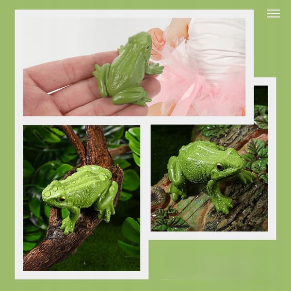 MODEL FROGS (SET OF 3) – DESK DECORATION, DISPLAY ITEM