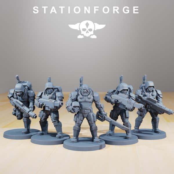 National Guard – Infantry (5 figures) – Station Forge
