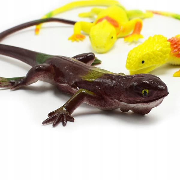 6x REALISTIC STRETCHY RUBBER LIZARD SQUASHY TOY – PRANK GIFT