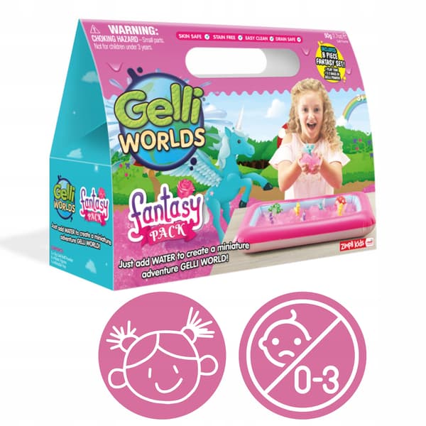 ZIMPLI KIDS DIY Gelli Set + figurines and tray