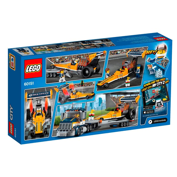 LEGO City 60151 Dragster Transporter