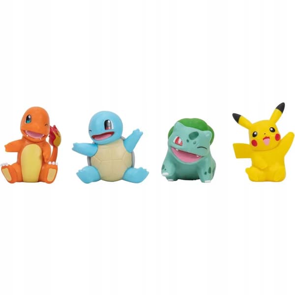 POKÉMON BATTLE FIGURE MULTIPACK KANTO: PIKACHU, CHARMANDER, BULBASAUR, SQUIRTLE
