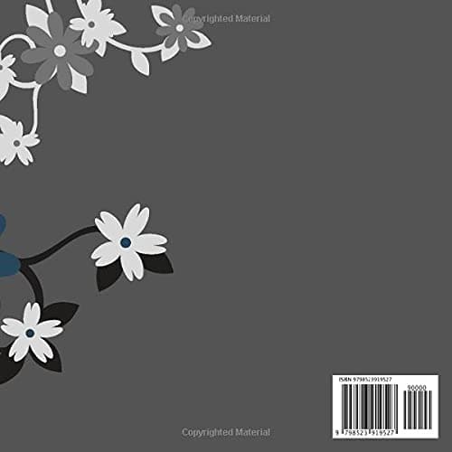 White paper-lined journal: White Pages Notebook / For Writing with Metallic