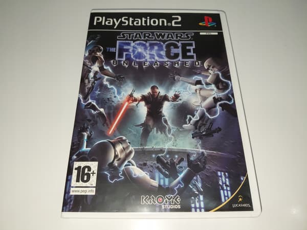 PS2 STAR WARS: THE FORCE UNLEASHED – game in good condition, 3xA set, PREMIUM edition