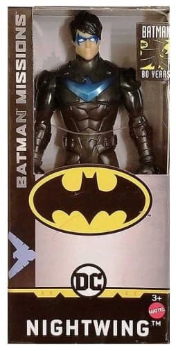 MATTEL DC MISSIONS BATMAN NIGHTWING FIGURINE