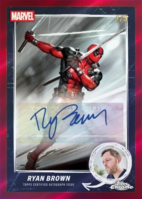 2025 Topps Chrome Deadpool Value Box