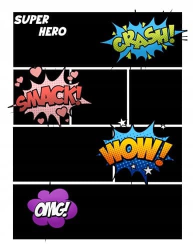 SUPER HERO: Blank Comic Book/Create Your Own Comics With This Comic Book, Jo