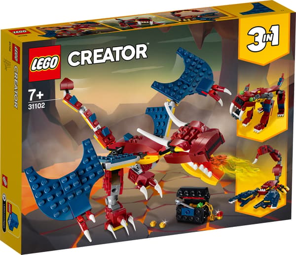 LEGO 31102 Creator 3-in-1 – Fire Dragon NEW SET