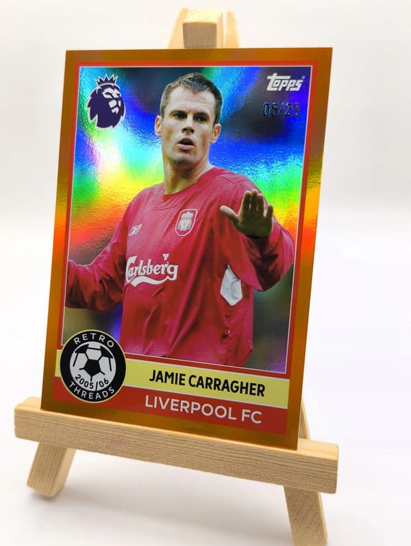 TOPPS Premier League 2025/26 Retro Threads 25 May Jamie Carragher Liverpool