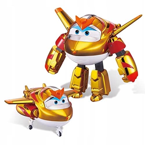Super Wings EU770441 Golden Boy & Pet Transformable Figure
