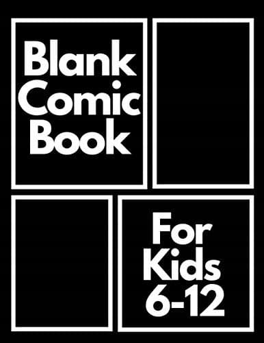 Comic Book Template for Children Aged 6–12: Draw Your Own Comics