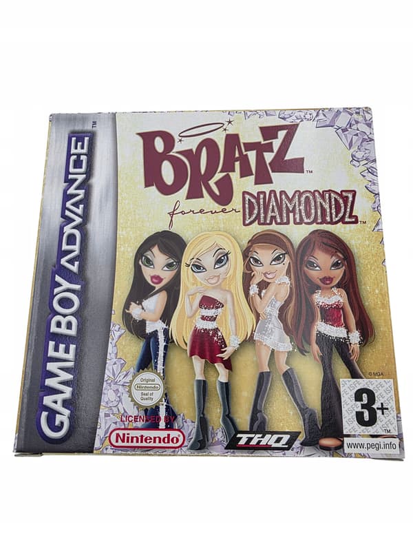 GAME BOY ADVANCE BRATZ DIAMONDZ ORIGINAL CARTON BOX