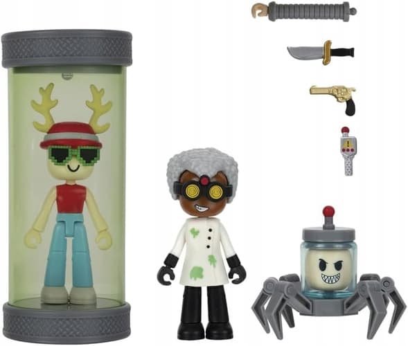 DEV SERIES MURDER MYSTERY 2 FIGURES RESEARCH FACILITY MM2 ROBLOX GAME CODE