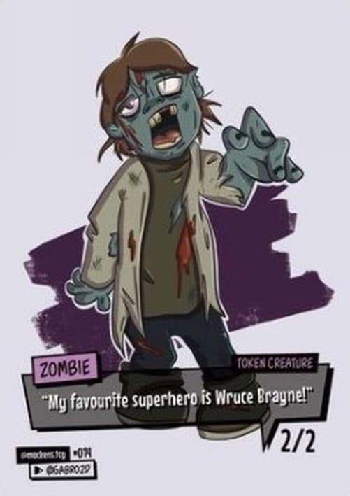 Magic: The Gathering Zombie Token