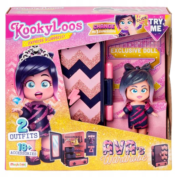 Kookyloos Ava’s Wardrobe Set with Figurine S2