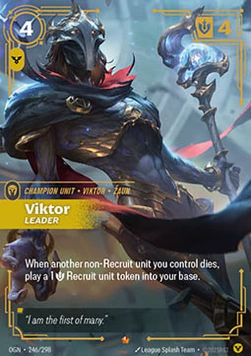 Riftbound OGN Viktor, Leader