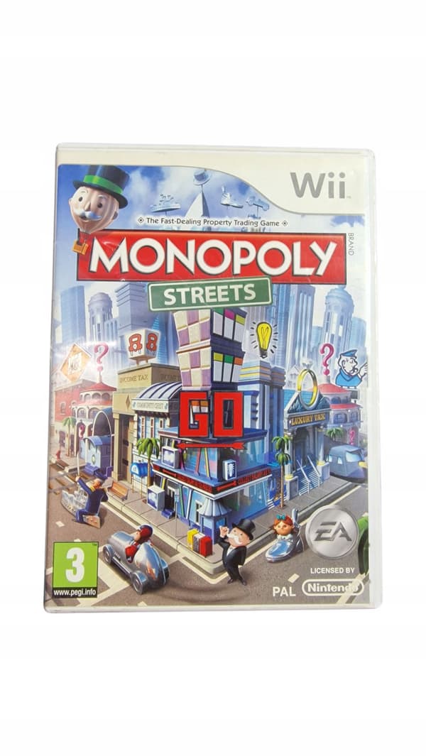 NINTENDO WII MONOPOLY STREETS game – English language version