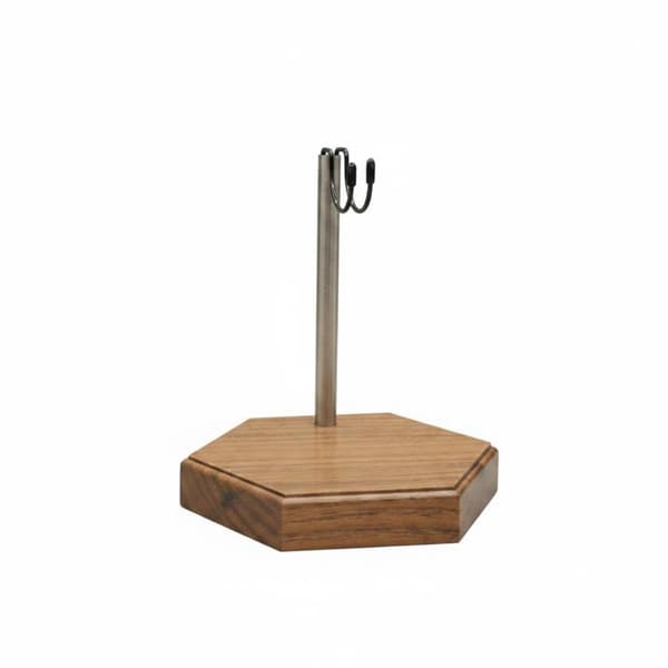 U-bracket display Detachable, adjustable figurine stand Hexagonal base