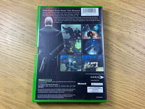 HITMAN CONTRACTS Complete Set – BDB+ Disc – XBOX CLASSIC