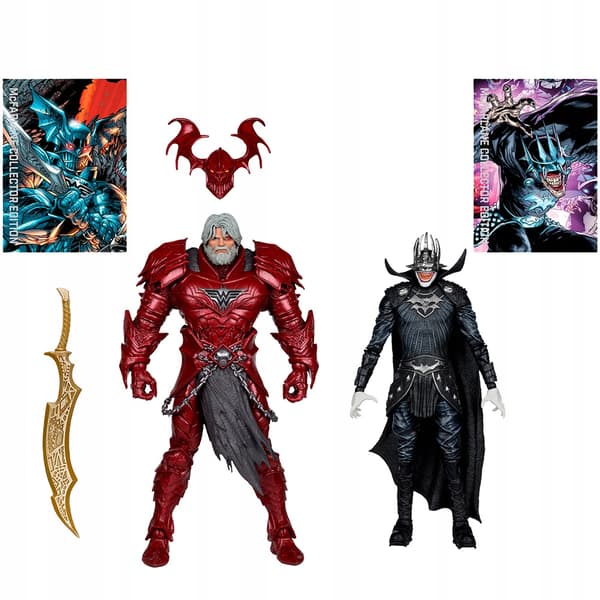 McFarlane DC Action Figures – Batman Who Laughs (Knight Armour) & The Mercile