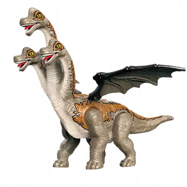 LARGE INTERACTIVE DINOSAUR: WALKS, ROARS, GLOWS, MOVES ITS HEAD AND TAIL + EGGS