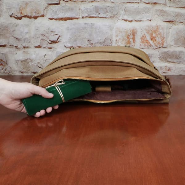 Enhance - Tabletop Roll on a Scroll Bag (case + set of dice) - Green