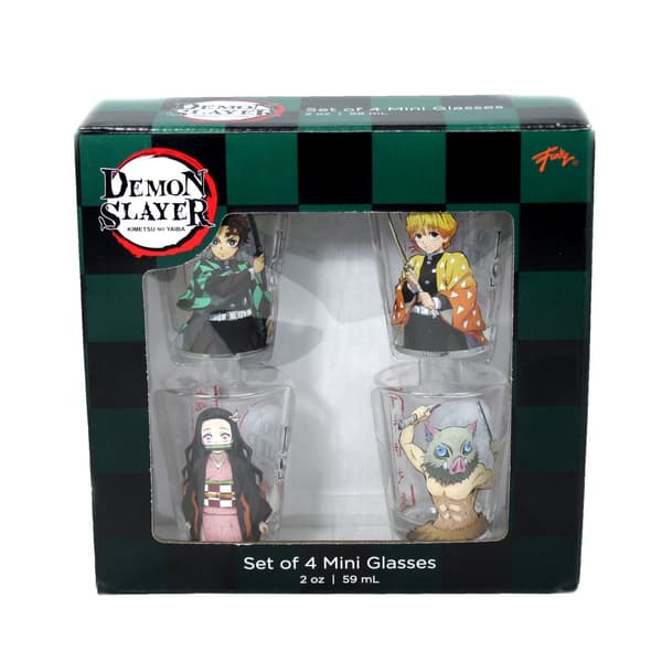 Demon Slayer Shot Glasses 4-Pack Group 59 ml