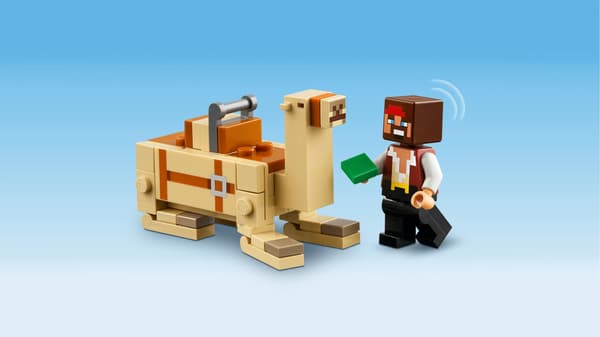 LEGO Minecraft Pirate Ship Sailing Set, 166 pieces, 21259