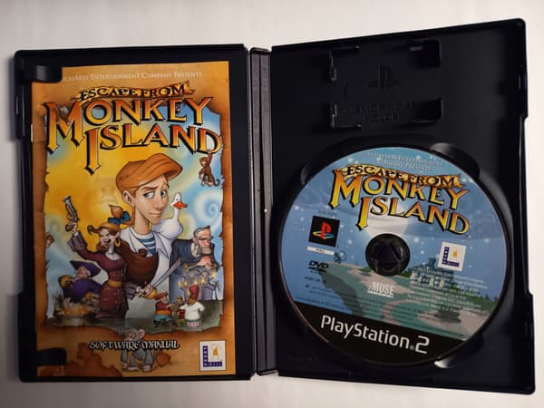 Escape from Monkey Island PlayStation 2 (PS2) – boxed, English version, complete set