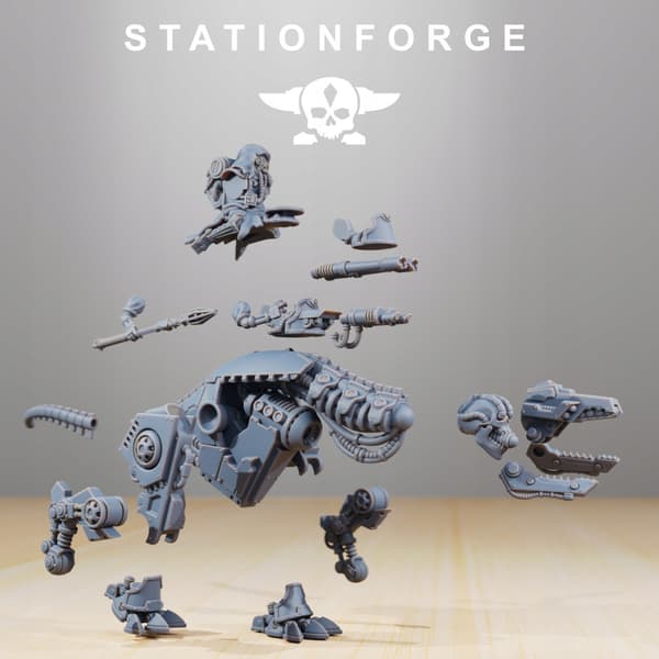 Scavenger Alpha Rider – Station Forge – 3D-utskrift