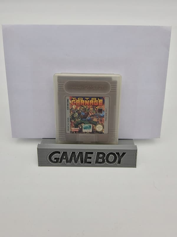 GAME BOY TOTAL CARNAGE ORIGINAL