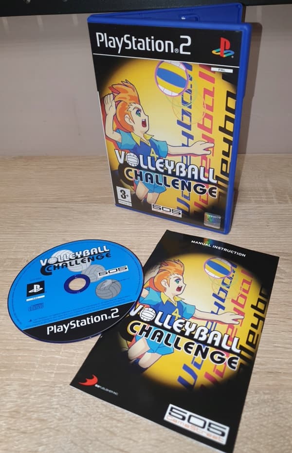 VOLLEYBALL CHALLENGE – PLAYSTATION 2 (PS2) – COMPLETE SET – GAME