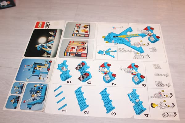 LEGO CLASSIC SPACE 367 SET INSTRUCTIONS