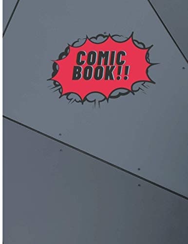 Comic book: blank comic journal