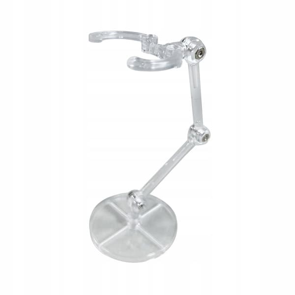 Action Bases Flexible doll model stand Support stand for 1-inch Doll Clear