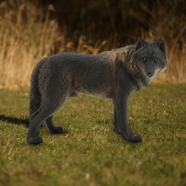 WOLF FIGURINE 17.5 × 6 × 13.5 cm WILD NATURE SIMULATION MODEL