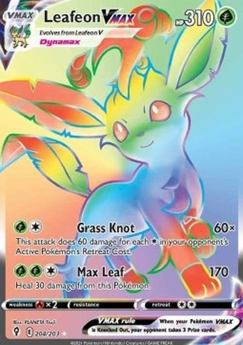 Pokemon Leafeon VMAX