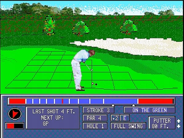 Jack Nicklaus Power Challenge Golf – a game for the Sega Mega Drive.