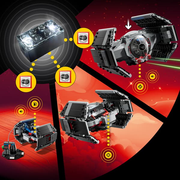 LEGO Star Wars 75421 SMART Play Darth Vader’s TIE Fighter, building blocks