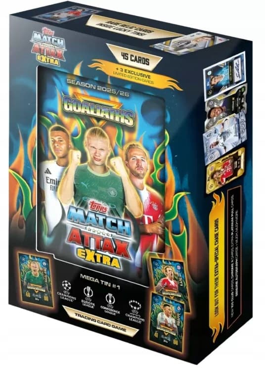 Match Attax Extra 2025/26 Mega Tin – Tin A