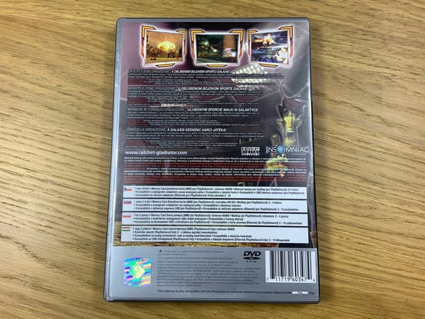 RATCHET GLADIATOR BDB disc (PL PS2)