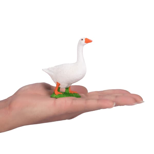 ANIMAL PLANET WHITE GOOSE FIGURINE