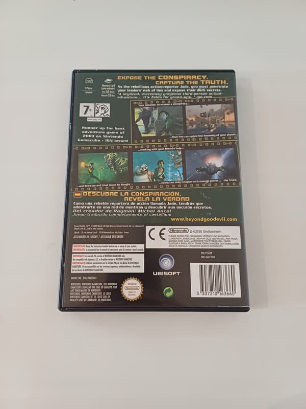 BEYOND GOOD & EVIL NINTENDO GAMECUBE NGC PAL FIRST EDITION ENG